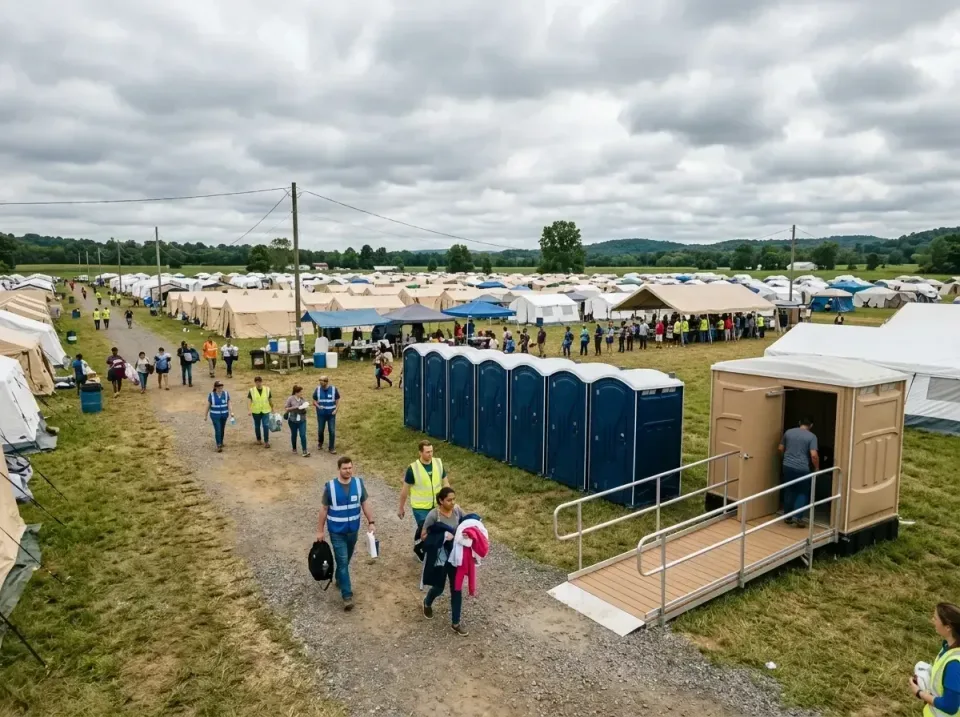 disaster-relief-camp-restrooms-010 — frequently asked questions, Dumpster & Portable Bathrooms Rental in Mount Pleasant, PA